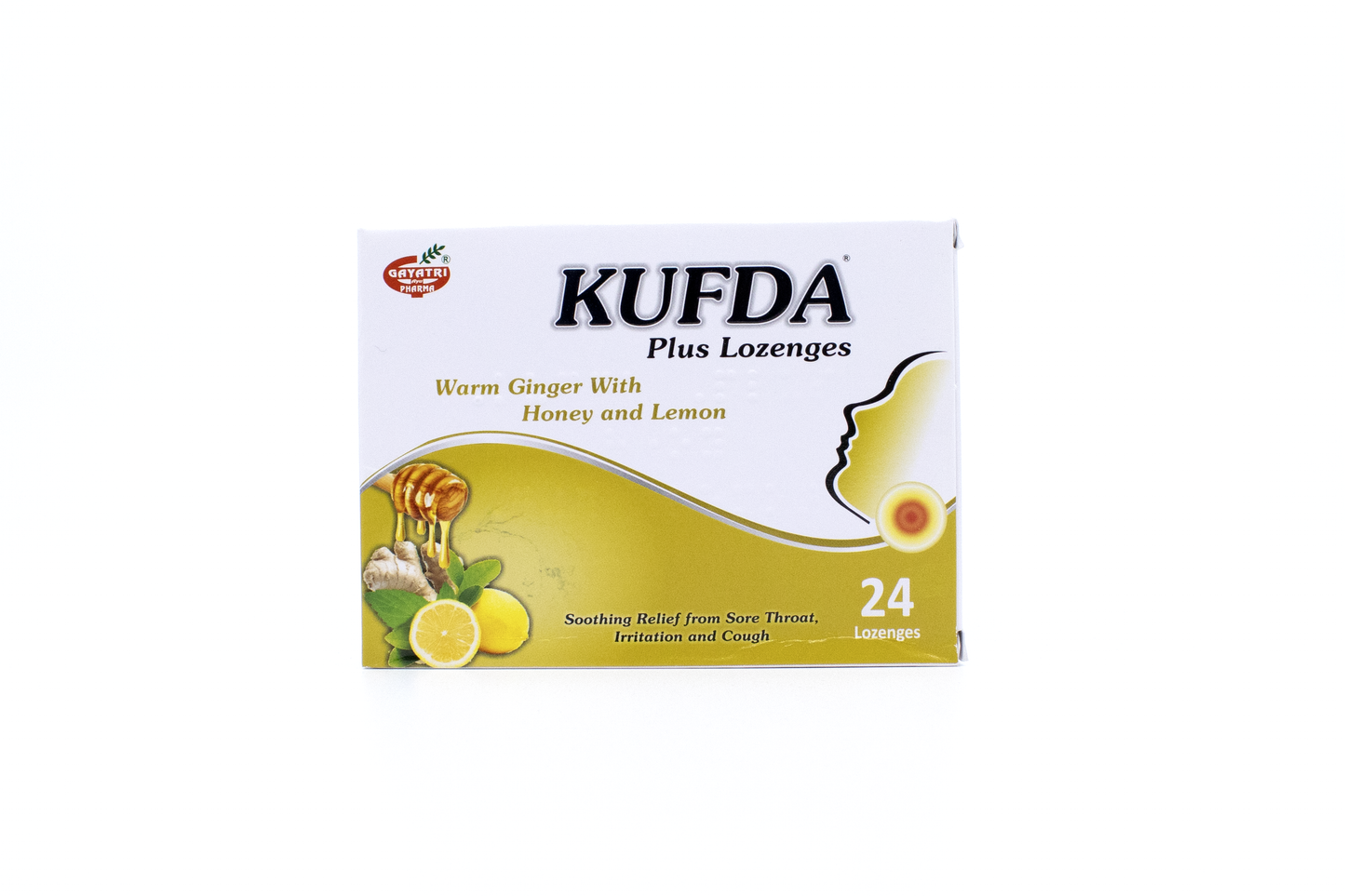 Kufda Warm Ginger & Honey Lozenges 24Loz.