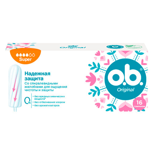 O.B Tampons Super 16pcs