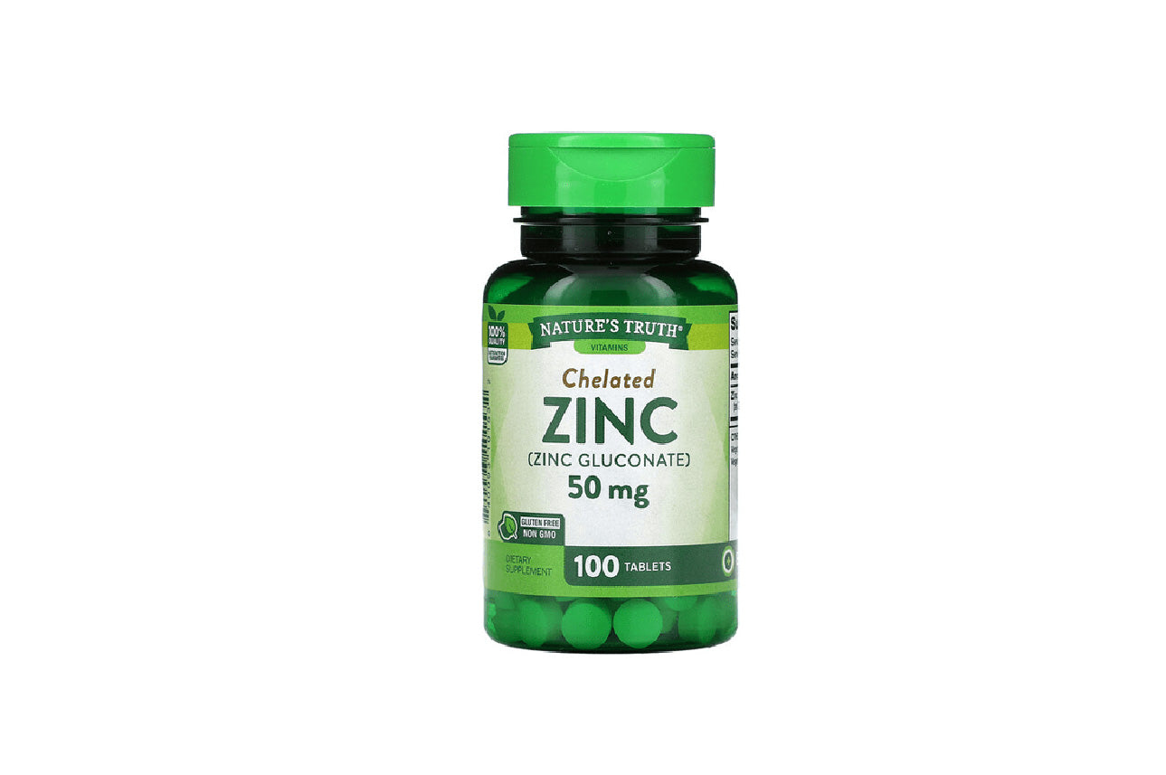 Nature's Truth Chelated Zinc 50mg 100Tab