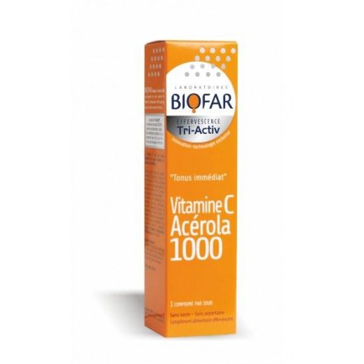 Biofar Vitamin C Acerola 1000mg 15tabs