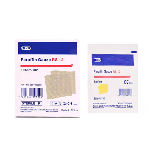 Ksp Paraffin Gauze Rs 12 (5cm*5cm) 10pcs