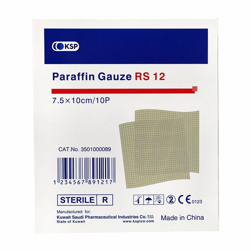 Ksp Paraffin Gauze Rs 12 (7.5cm*10cm) 10pcs