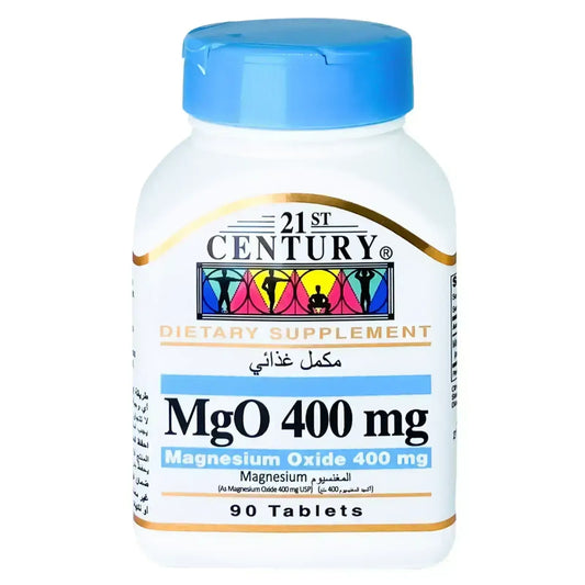 21st Century MgO 400Mg 90 قرص