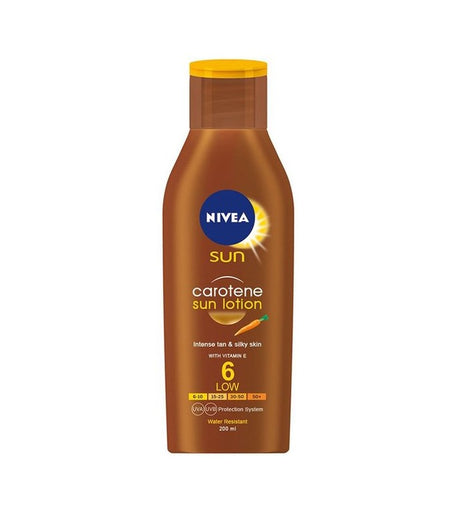 Nivea Carotene Sun Lotion 6 Low 200ml