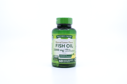 Nature's Truth Omega 3 Fish Oil 2000mg 60Softgels