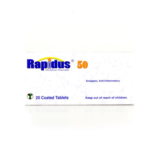 Rapidus 50mg 20 Tab