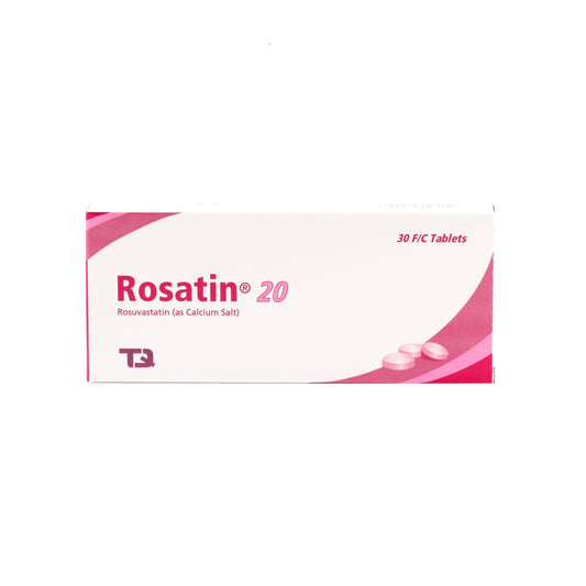 Rosatin 20mg 30F/CTab