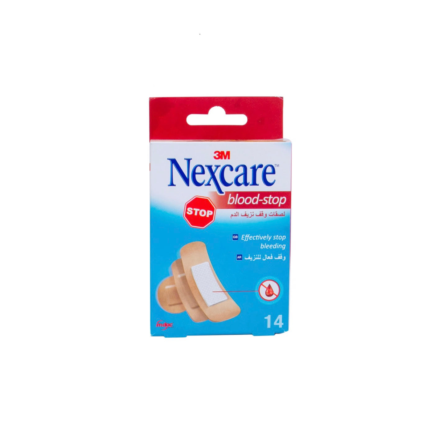 Nexcare Blood Stop Bandages Assorted 14 Pcs