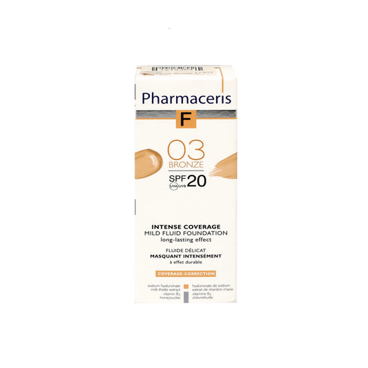 Pharmaceris F Intense Fluid Foundation SPF 20 - 03 Bronze 30 ml