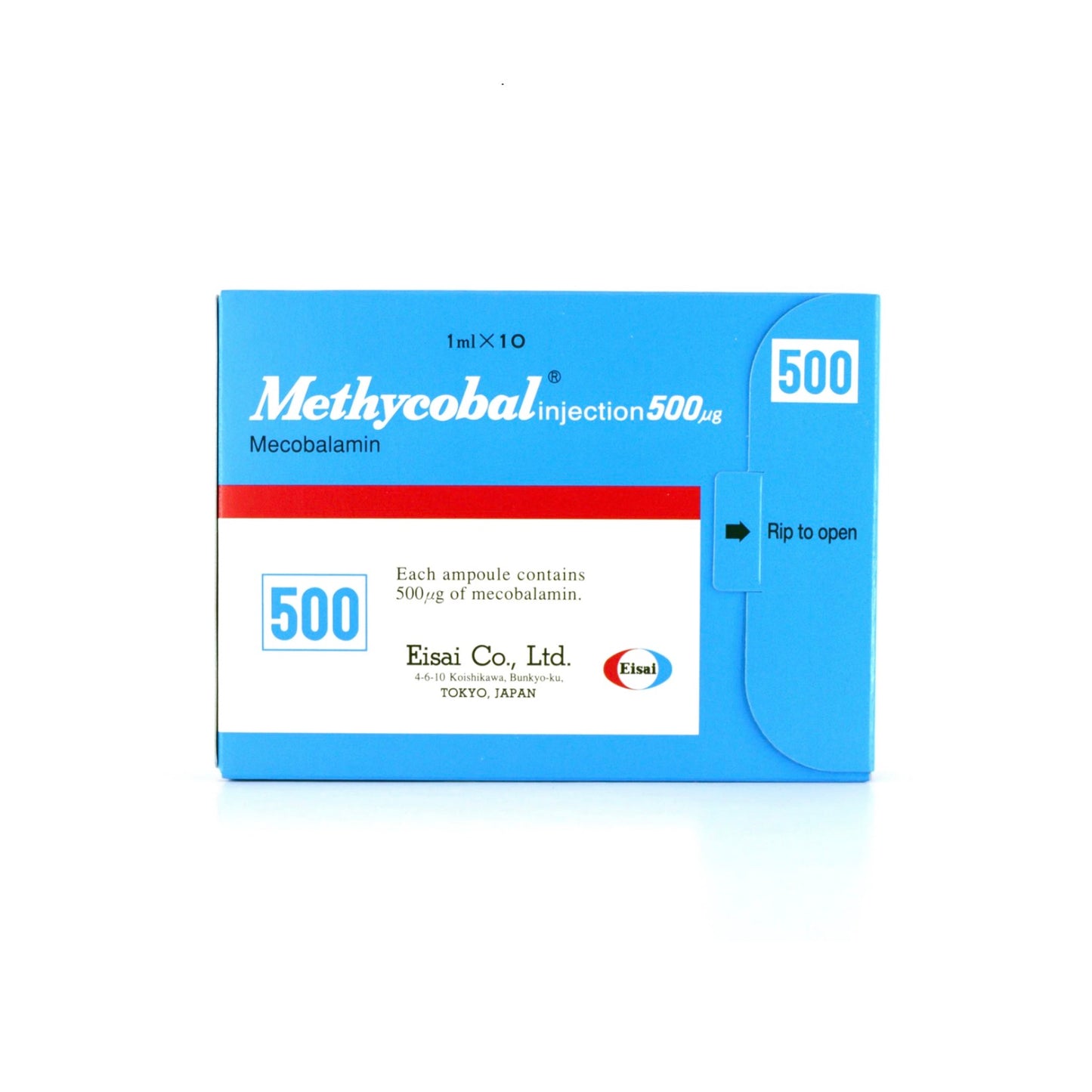 Methycobal 500mcg 10 Amp