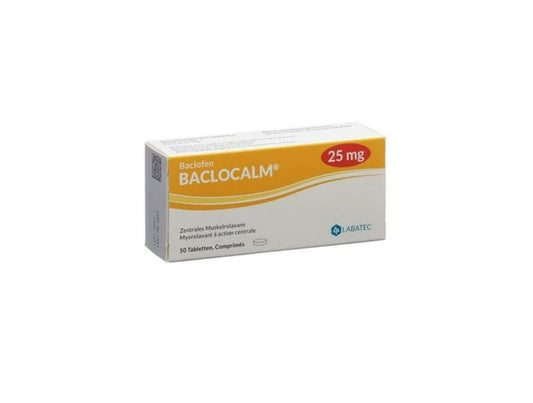 Baclocalm 25mg 50Tab