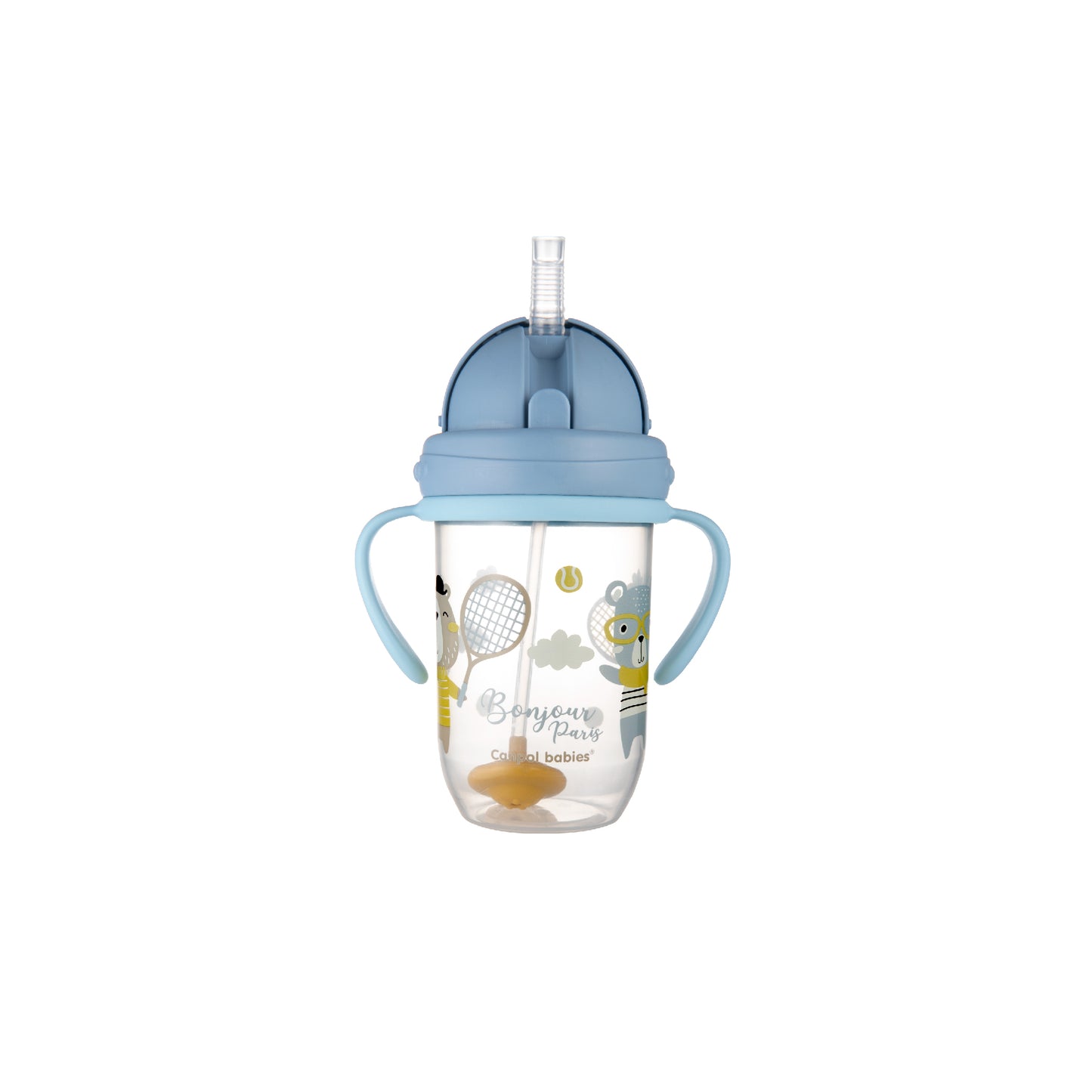 Canpol Babies Non-spill cup with weighted straw 270ml-Bonjour Paris Collection