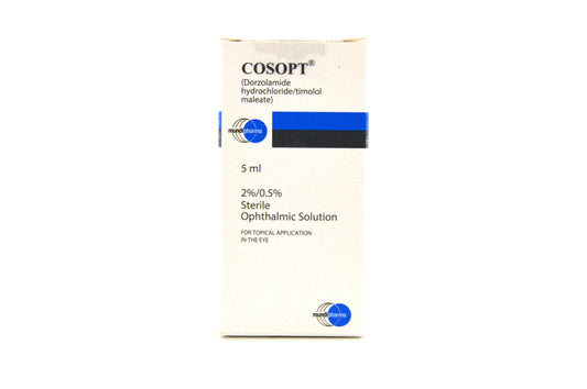 Cosopt 2%/0.5% Eye Drops 5ml