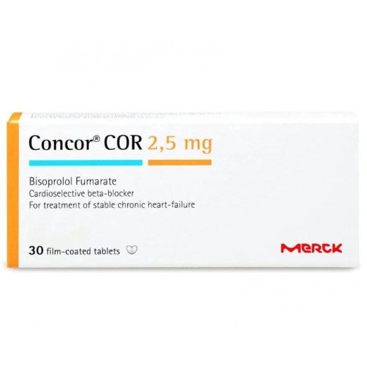 Concor Cor 2.5Mg 30tabs