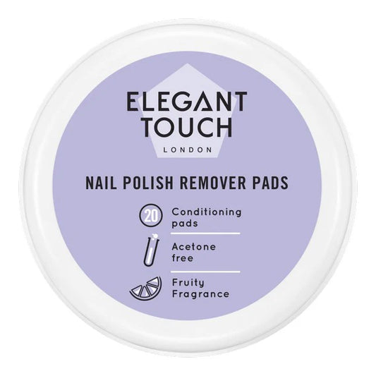 Elegant Touch Nail Polish Remover Pads 20pcs