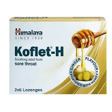 Koflet H Ginger Flavor 12 Lozenges