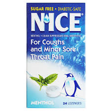 Nice Menthol Lozenges 24pcs