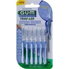 Gum Trav-Ler Interdental Brush 0.6mm 6pcs [1312]