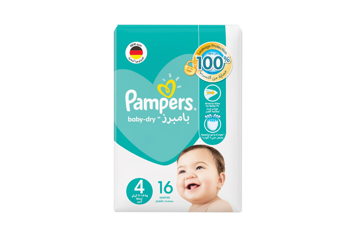 Pampers No.4 (9-14kgs) 16 pcs