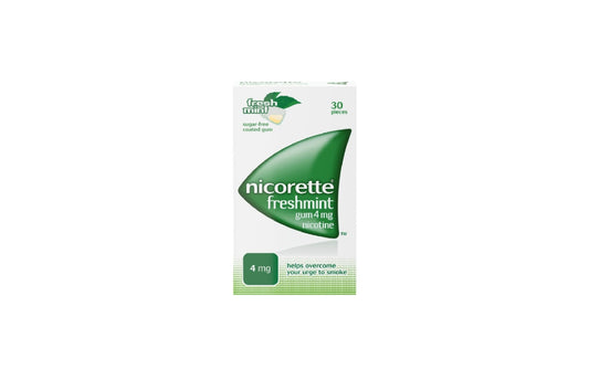 Nicorette Fresh Mint Gum 4mg 30 Tab