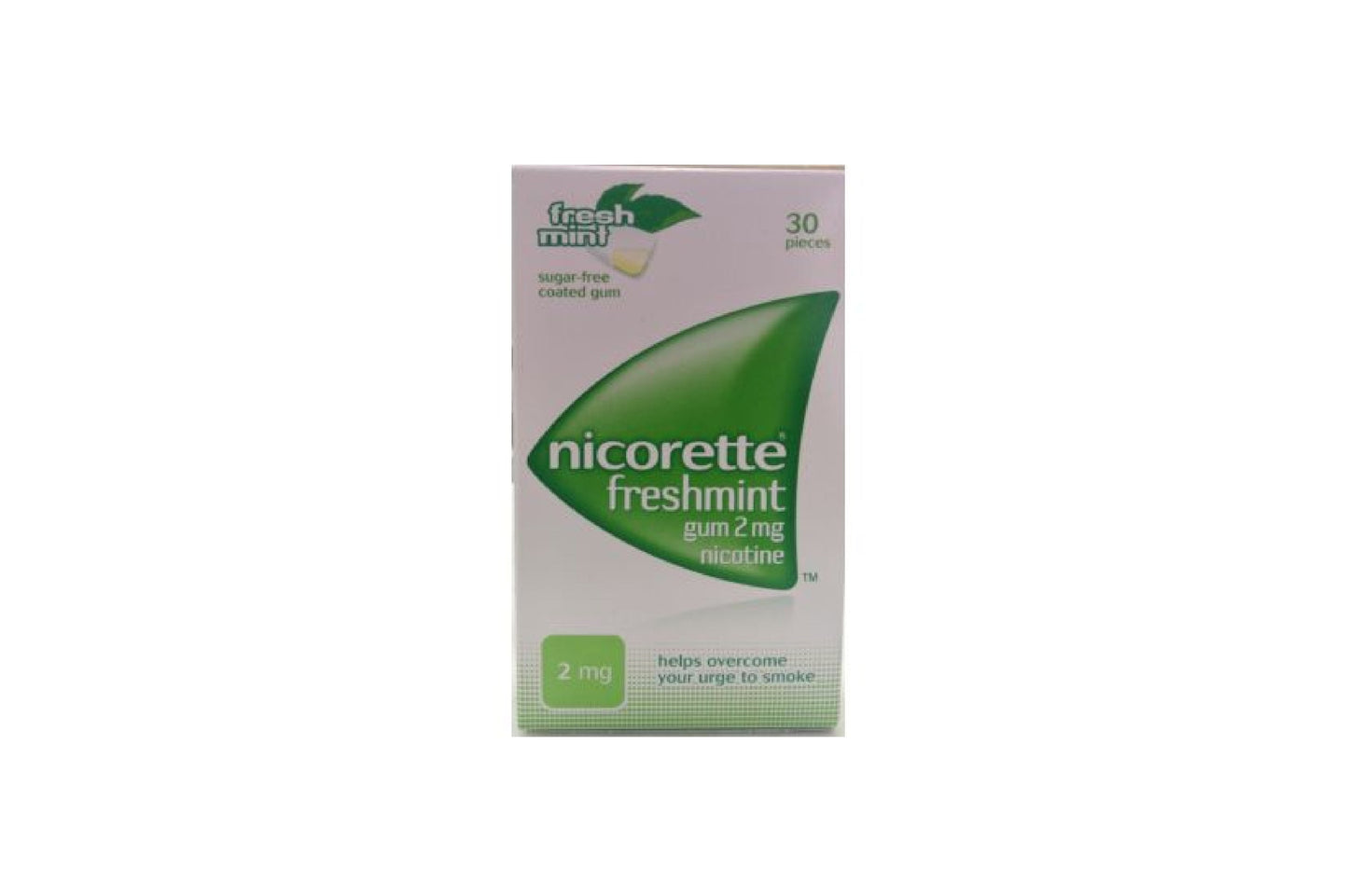 Nicorette Fresh Mint Gum 2mg 30 Tab