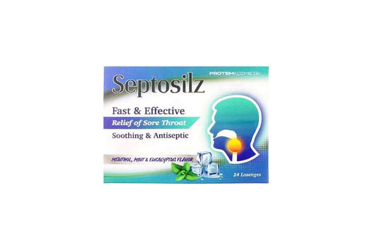 Septosilz Mint and Eucalyptus 24Lozenges