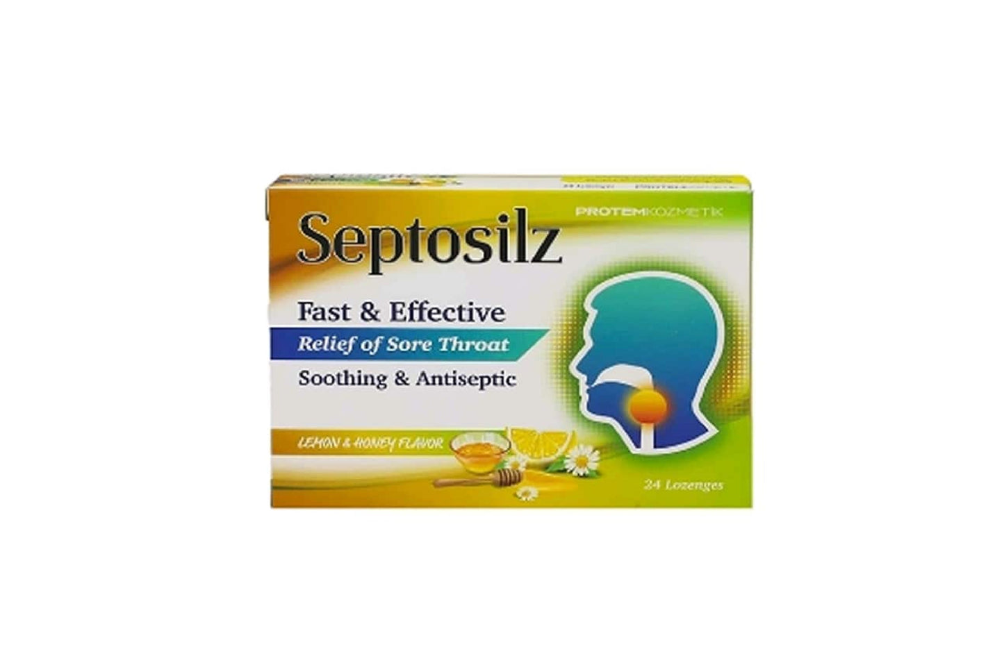 Septosilz Lemon and Honey 24Lozenges