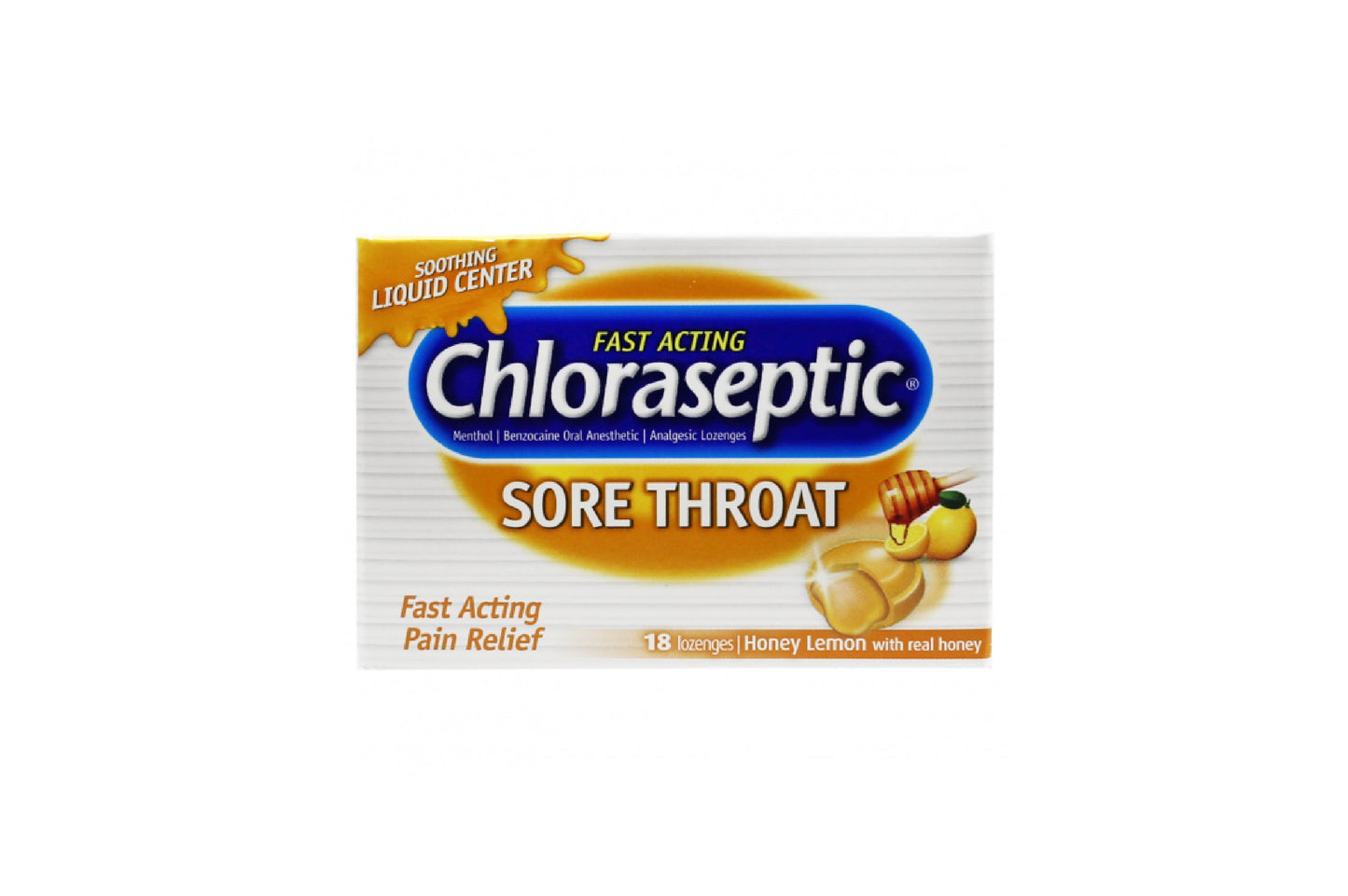 Chloraseptic Honey & Lemon 18 Lozenges