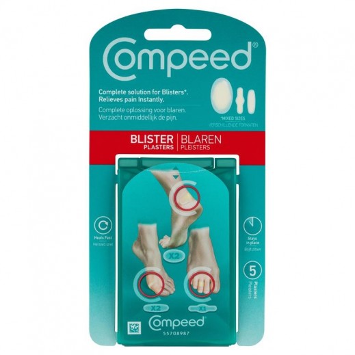 Compeed Blister Plasters Mixed Sizes 5pcs