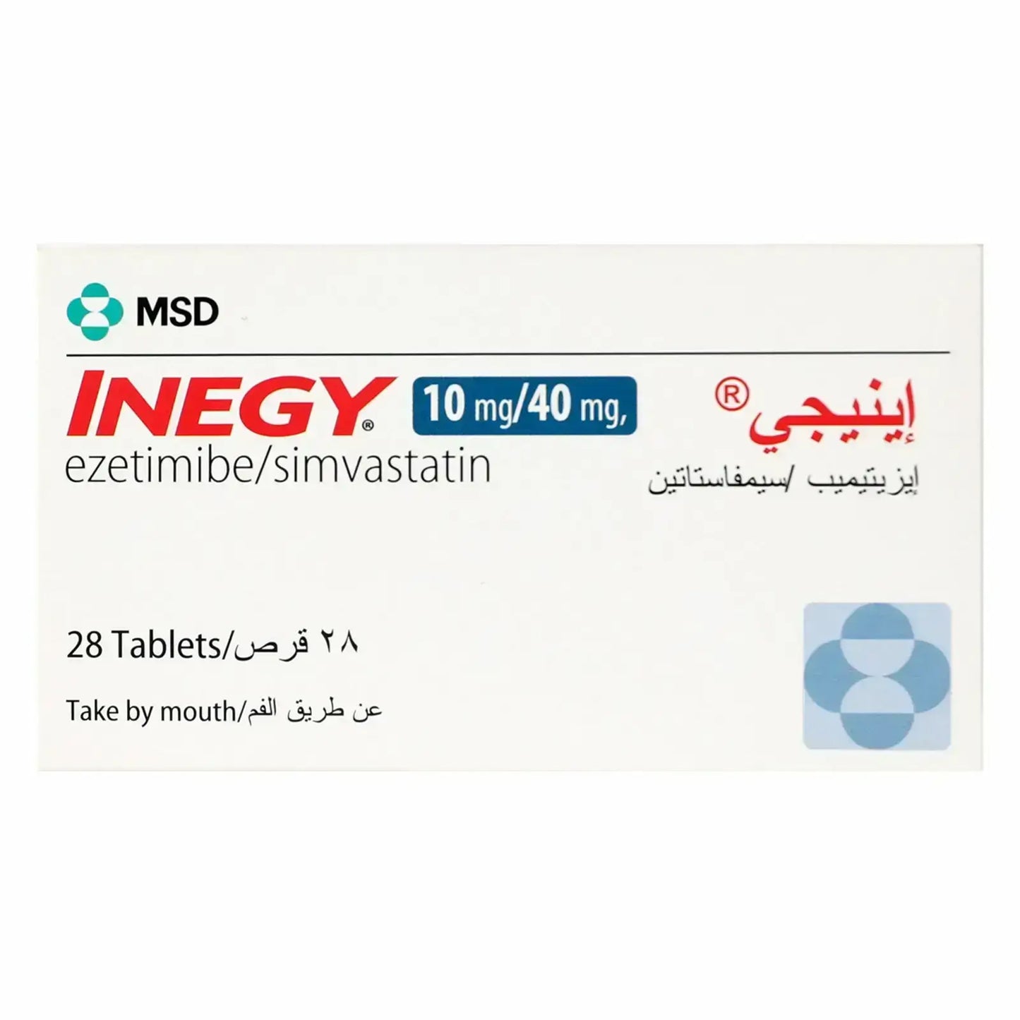 Inegy 10mg/40mg 28tabs