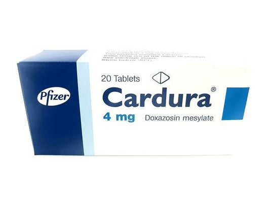 Cardura 4Mg 20tabs