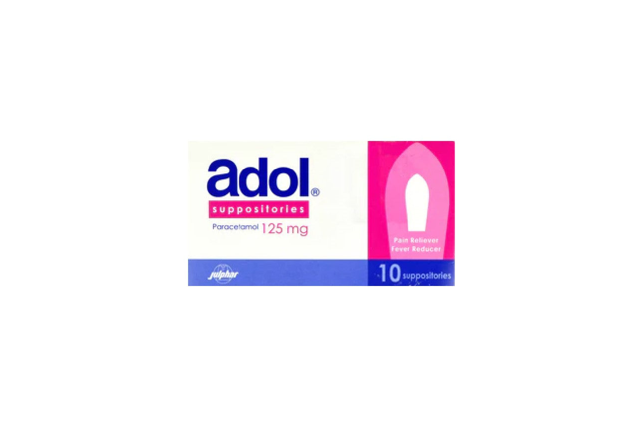 Adol 125mg 10 Suppositories