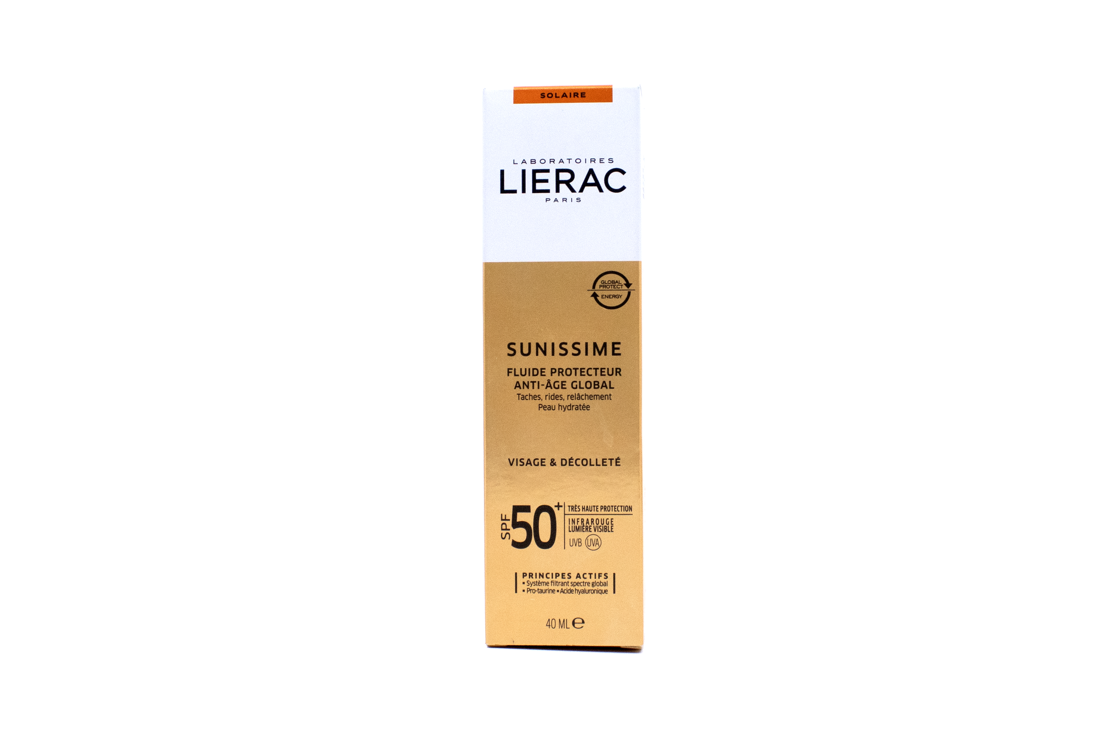 Lierac Sunissime Energizing Protective Facial SPF50+ (40ml Fluid Cream)