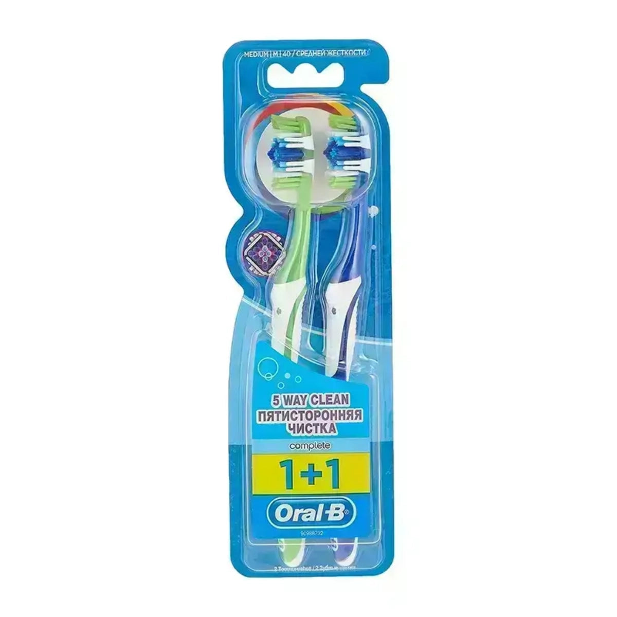 Oral B Complete 5 Toothbrush Medium 1+1