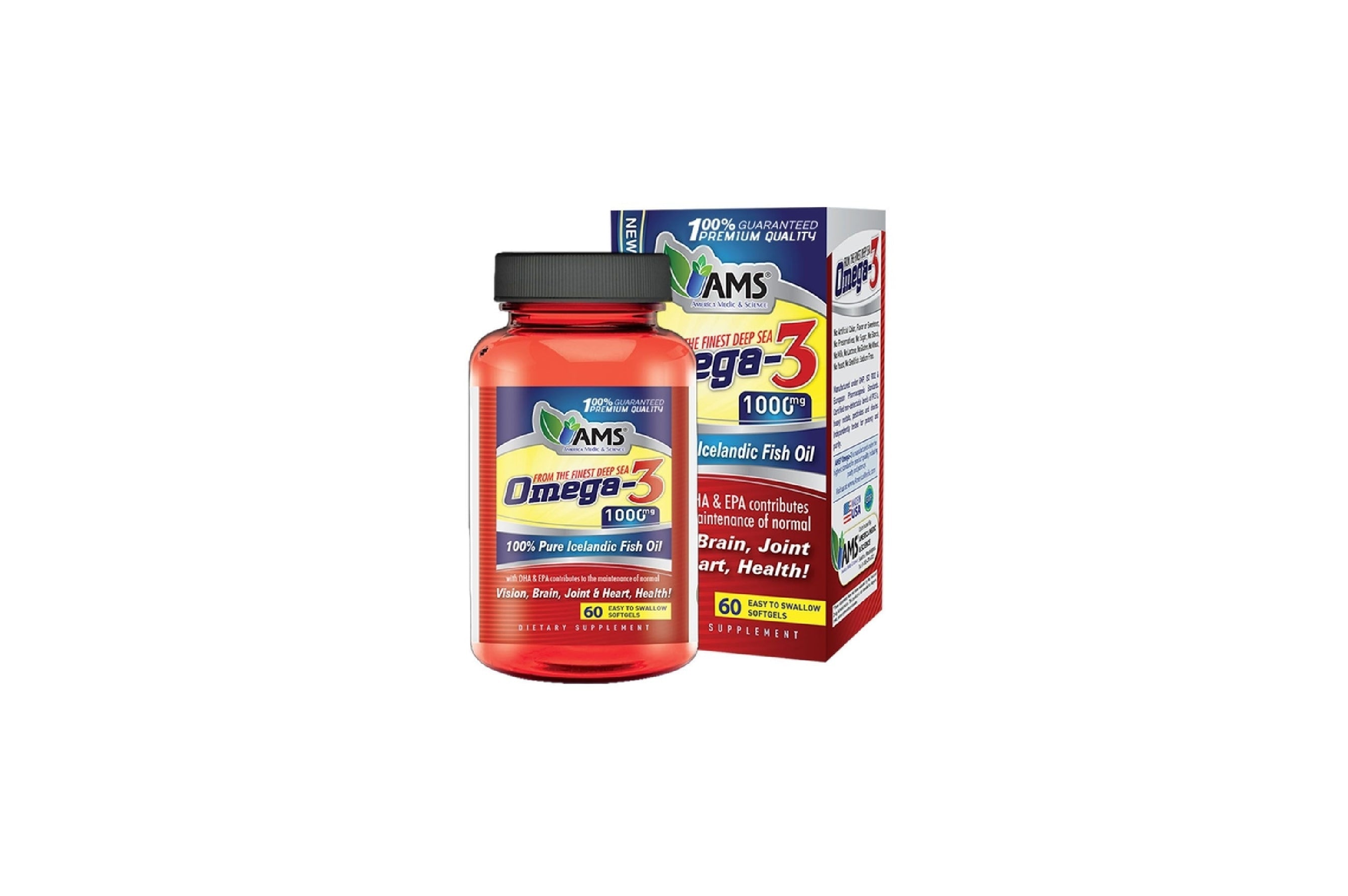 AMS Omega 3 1000mg 60 Cap