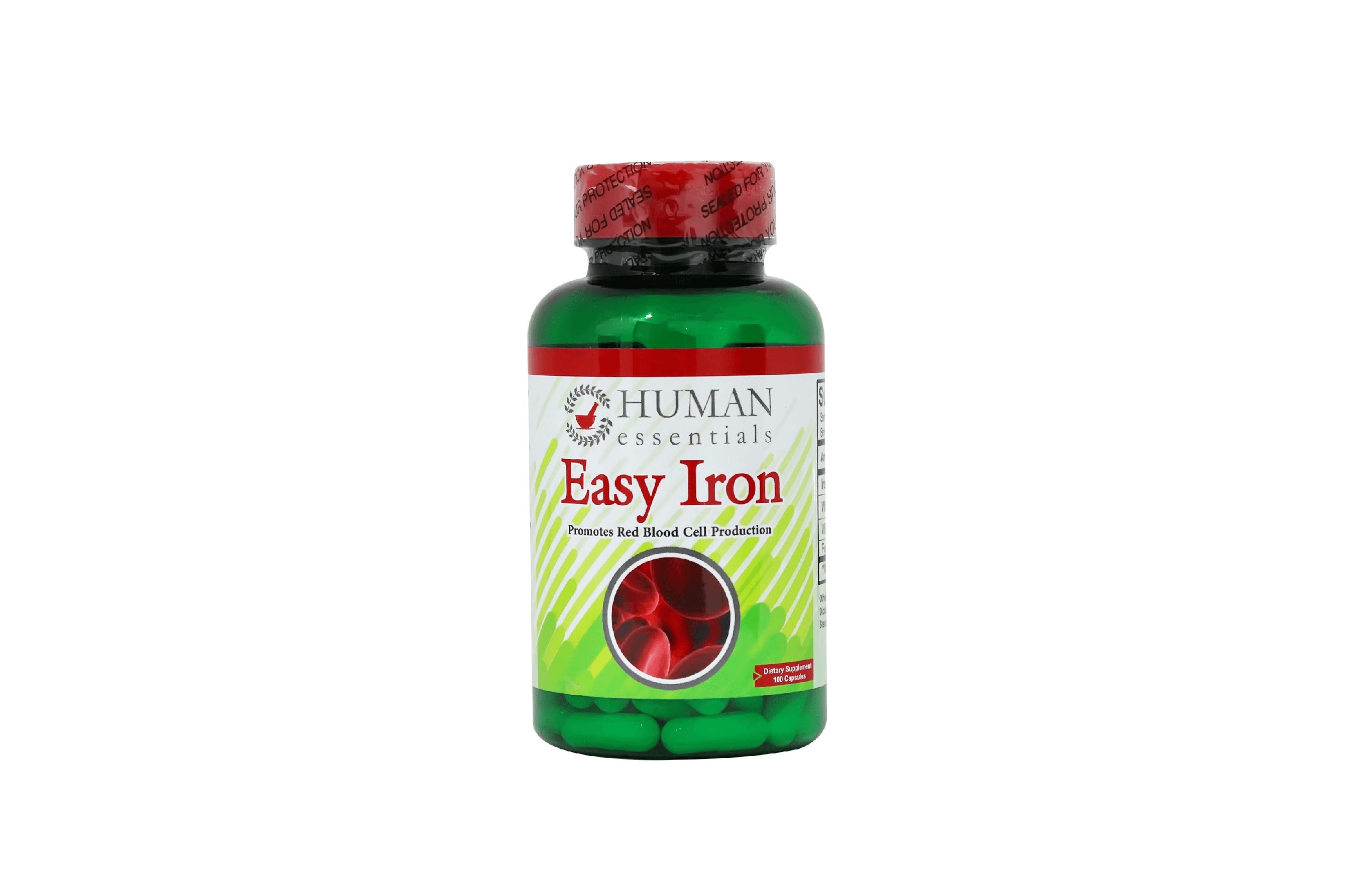 Human Essentials Easy Iron 100 Cap