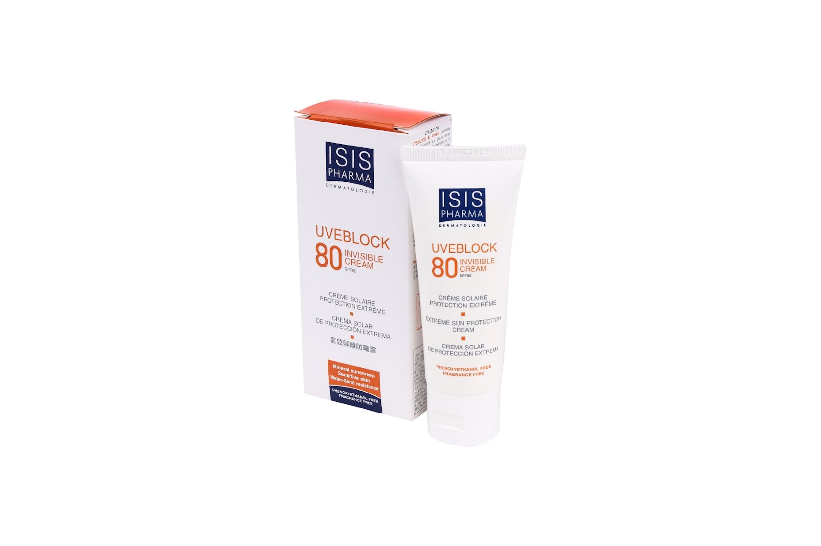 ISIS UVE Block SPF80 Invisible Cream 40ml