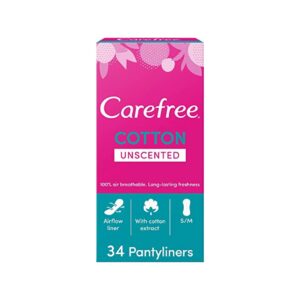 CareFree Cotton Unscented 34 pcs